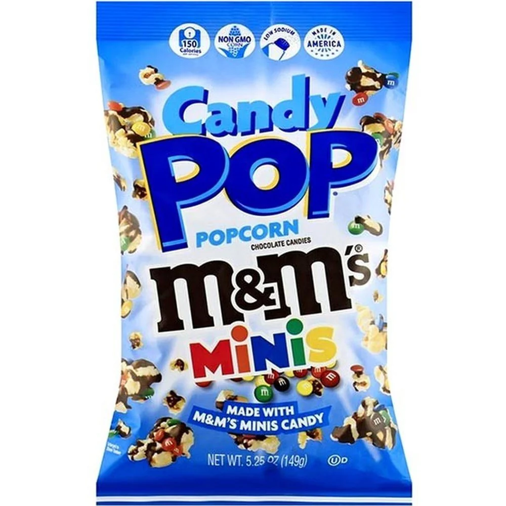 Candy Pop Popcorn M&m's Minis