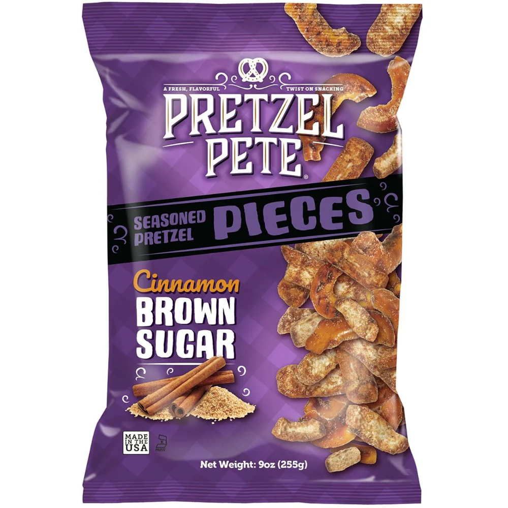 Pretzel Pete Pieces Cinnamon Brown Sugar
