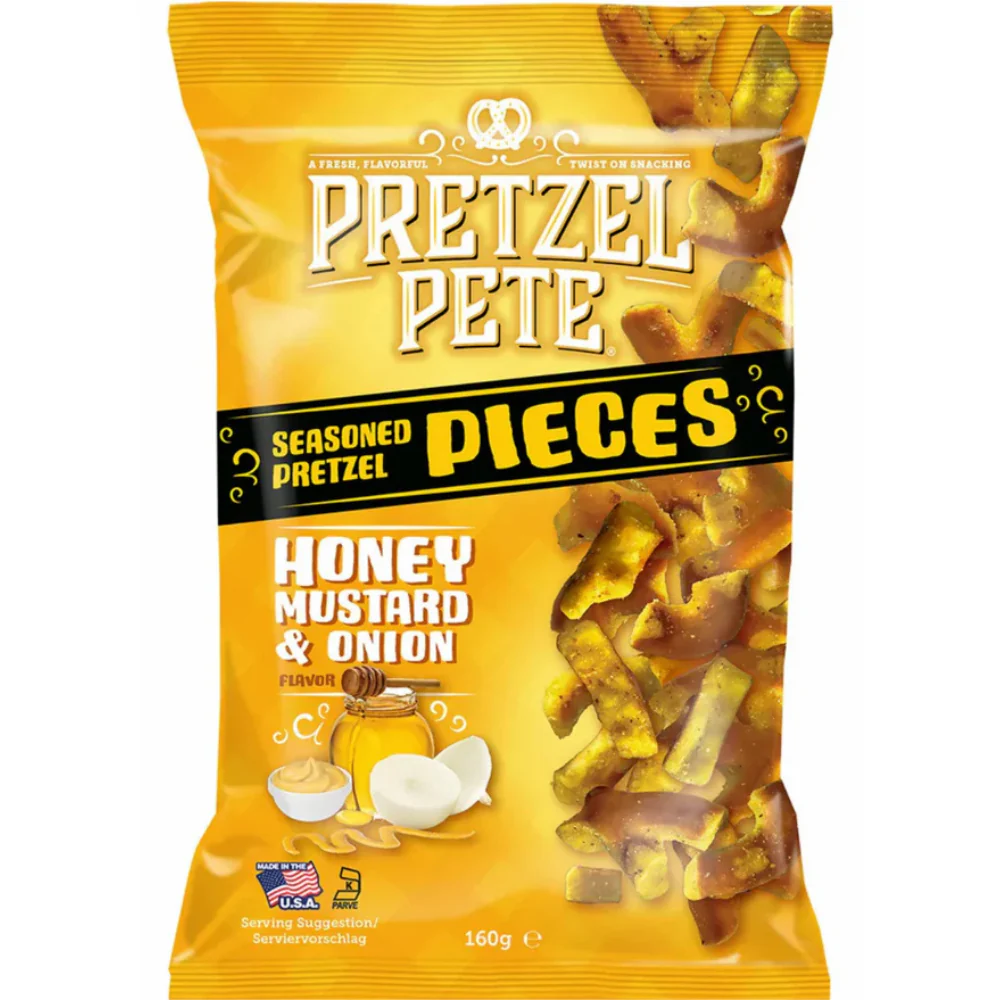 Pretzel Pete Pieces Honey Mustard & Onion