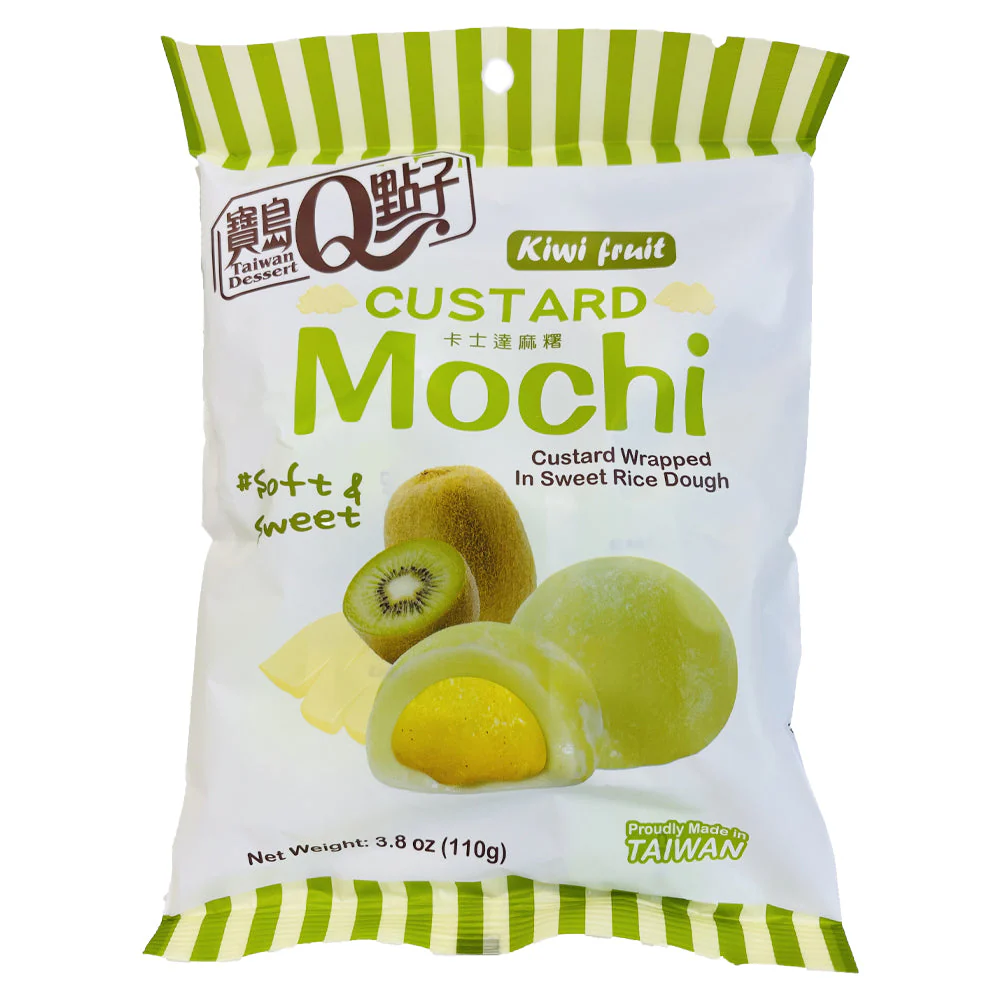 Royal Family Custard Mochi Kiwi